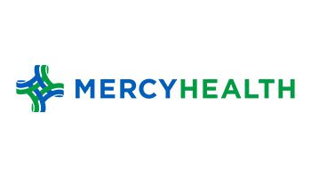A logo of mercy hea