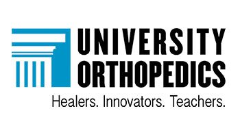 A logo for university of orthopedics.