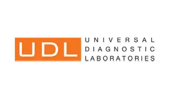 A logo of univers diagnostics laboratory