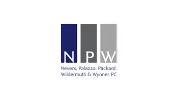 A logo of nevers, palazzo, packard, wildermuth and wynnet pc.