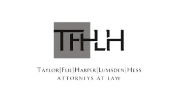 A logo of taylor, feil, harper, lumsden and hess
