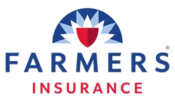 A farmers insurance logo is shown.