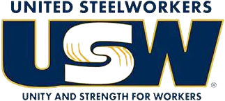 A logo of the word steel works