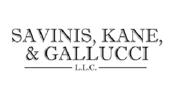 A black and white logo of the law office of avinis, kanan & gallucci